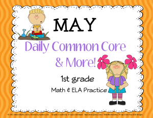 MAY Common Core & More 1st Grade